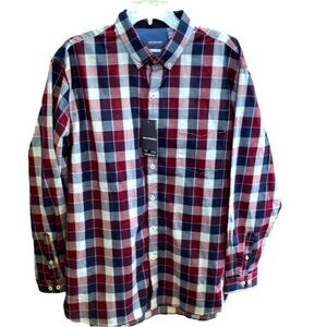 Van Heusen Plaid Button down Shirt